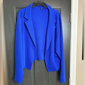 SHEIN Royal Blue Fashion Blazer for Work or Night Out